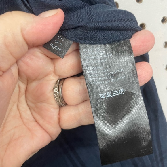 Anthropologie Brielle Blue Slate & Back Plaid Belted Jumpsuit Size Small - Picture 9 of 13